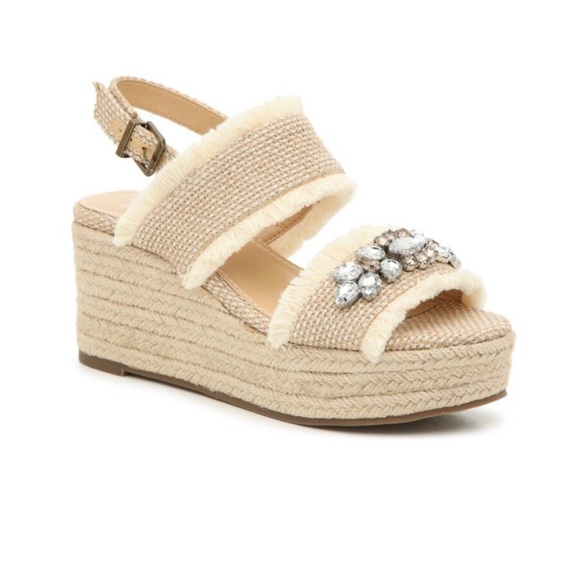 CROWN VINTAGE QALECIEN ESPADRILLE WEDGE SANDAL - Picture 3 of 16